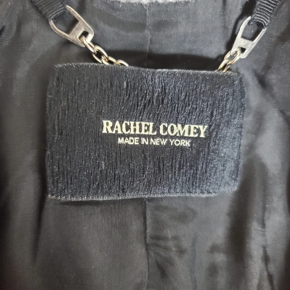 Rachel Comey Loveless Wool Blend Herringbone Blazer Gray Size 4 - Picture 6 of 11